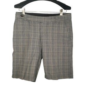 North Face Mendocino Bermuda Shorts Flat Front Plaid Golf Academia Grunge Punk